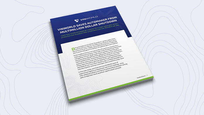 Case Study showing How VinWorld Helped a Major Automaker Avoid a $1M Line Shutdown