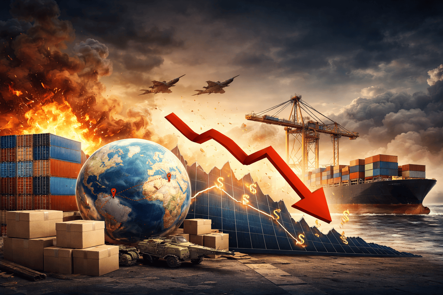 How War Affects The Economy, Global Trade & Logistics